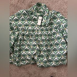 Anthropologie button down top size xl nwt